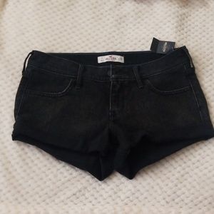 Black Hollister Jean Shorts